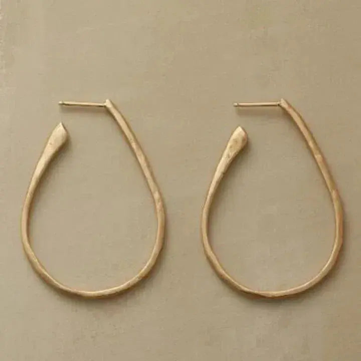 Vintage Old Hoop Earrings