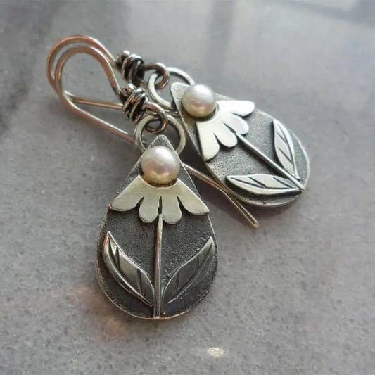 Earrings Flower of Tears Unique Joyas