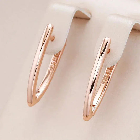 Golden Spike Earrings Unique Joyas