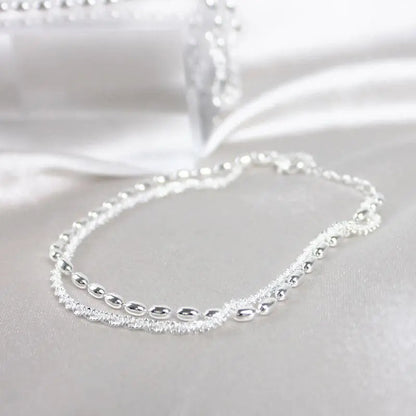 Silver Zirconia Bracelet Unique Joyas