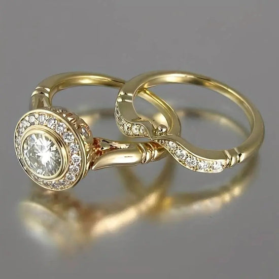 Vintage Fine Zirconia Forged Ring